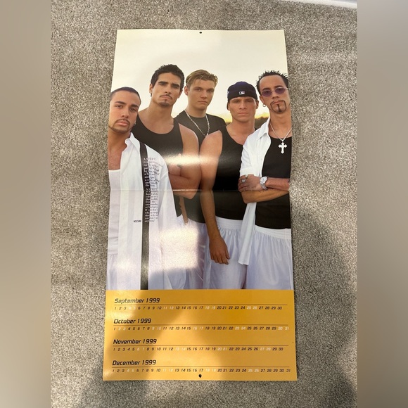 VINTAGE Backstreet Boys Millennium 2000 Calendar - Picture 3 of 13